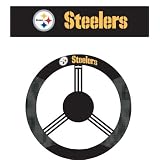 Pittsburgh Steelers Poly-Suede Steering Wheel Cover