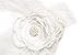 White Baby Girl Boutique Floral Headband White for Christening, Communion, Blessing