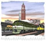Northern Pacific North Coast Limited Railroad Train Sweatshirt Pullover