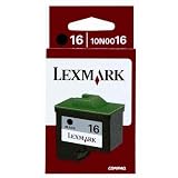 LEXMARK 10N0016 Inkjet Cartridge, Black LEX10N0016