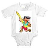 Onesie with cartoon, pole, animal, vaulter, parrot