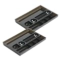 Plastic 8-Compartment Catch'All Drawer Tray  Smoke (2-pk.)