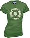Search : Junk Food Green Lantern Kelly Green Distressed Logo Juniors T-shirt Tee