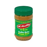 I.M. Healthy Unsweetened Creamy Soynut Butter, 15 -Ounce Jars (Pack of 6)