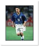 Roberto Baggio Italy Double Matted 8x10 Photograph
