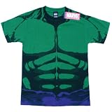  : MARVEL COMICS "THE INCREDIBLE HULK VEST" Costume Tee Licensed
