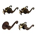 Scroll Lever Oiled Bronze Lockset