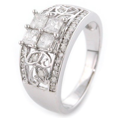 14K WG Diamond Ring