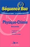 Sb physique chimie seconde
