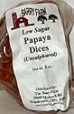 Dried Papaya Dices, 8 oz.