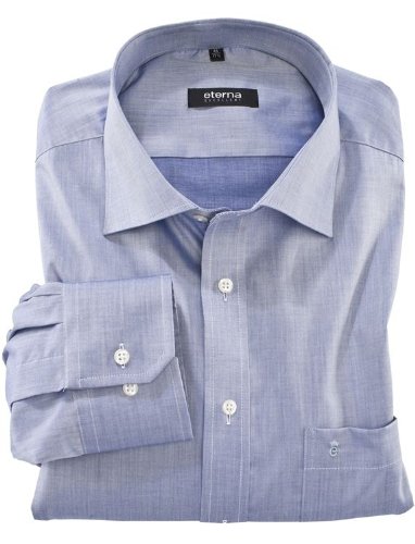 Eterna - Hellblaues Businesshemd von Eterna in 