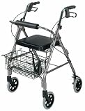Aluminum ROLLATOR Walker inTitanium