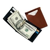 Royce Leather Men's Cash Clip Wallet (Black)