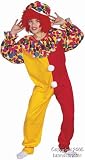 Kid's Circus Clown Halloween Costume (Size:Medium 8-10)