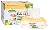 Babyganics Thick N' Kleen Extra Gentle, Value Box, Contains Four 100-Count Packs