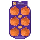 WiltonPumpkinFaces6CavitySiliconeMold