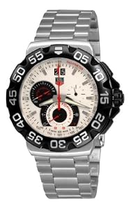 Tag Heuer Mens Formula 1 Grande Date Steel Chronograph Watch CAH1011.BA0860