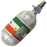 Crossfire Mexican Flag Fixed High Pressure - 5 Year N2 Tank - 68ci 4500psi