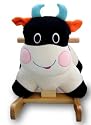 Milka The Cow plush rocking cow