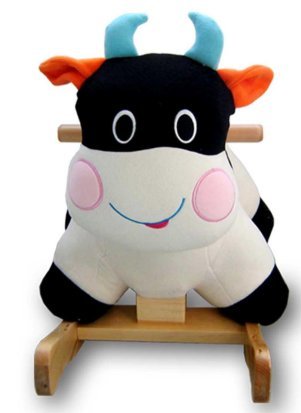 Childrens Toyshop  Toys : Milka The Cow plush rocking cow