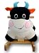 Tips The Cow plush rocking cow