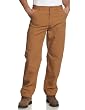 Carhartt Men's Washed Duck Work Dungaree, Brown, 33x34
