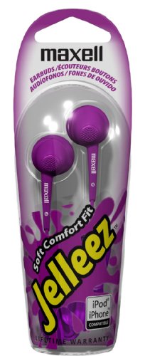 Maxell Jelleez 190525 Stereo EarBuds (Purple)