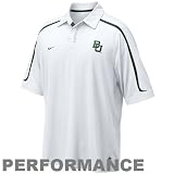 Nike Baylor Bears White Hook & Lateral Dri-FIT Performance Polo