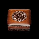 Shakti Elegant Dark Wood Design Handmade Polish Box Classic Design