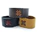 Adjustable Leather Crossband Bracelet for Men or Women, Black