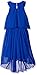 Amy Byer Girls' Big Girls' U-Neck Popover with Hi Lo Hem and Stone Trim Dress