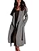 Fanala Women Ladies Celb Long Sleeve Wrapped up Draped Belted Coat Cape