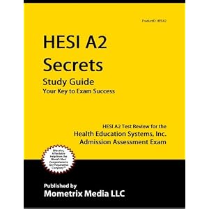 Click here to buy HESI A2 Secrets Study Guide: HESI A2 Test Review for the Health Education Systems,... by HESI A2 Exam Secrets Test Prep Team.