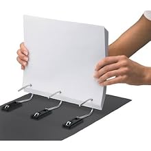 Find It Heavy Duty Flat Binder, 5 Inches, Non-View, Black (FT07095)