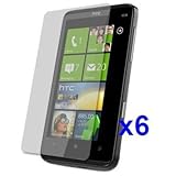 6 Packs LCD Screen Guard Protector Film For T-Mobile HTC HD7
