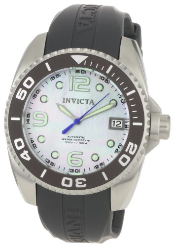 Invicta Women's 0491 Pro Diver Collection Automatic Grey Polyurethane Watch