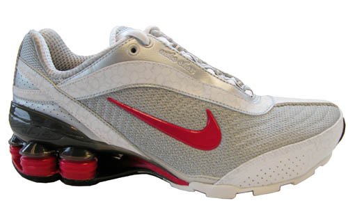 Nike Shox First2 Womens Running Shoes Gray Pink