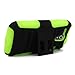 For Kyocera Hydro Edge C5215 CellularvillaTM Black/Green 3PC 3-in-1 Hard and Soft Kickstand Case with Holster Belt Clip. (Black/Green)