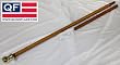 7' Wood Finish Aluminum Spinner Pole with Ball Top - Quinn Flags Brand