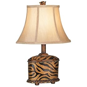Animal Print Canister Accent Lamp