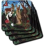Steve Shachter Art - ZOO ANIMALS - Coasters