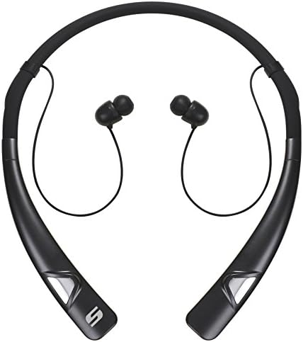 Universal S Premium- 980 -HV-Digitial Wireless Music Stereo Bluetooth Headset Neckband Style Earphone Headphone performance flexible comfort quick Foldable Hands free Black