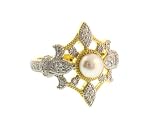 Venetian Pearl Ring by Jude Frances