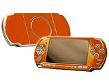 PlayStation Portable 3000 (PSP-3000) Skin - NEW - ORANGE CHROME MIRROR system skins faceplate decal mod