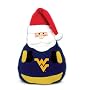West Virginia Mountaineers Christmas Santa Claus Pillow