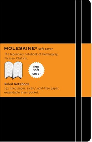 MOLESKINE SOFT LARGE RULED NOTEBOOK