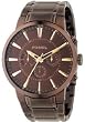 Fossil Men's FS4357 Brown Stainless-Steel Quartz Watch with Brown Dial