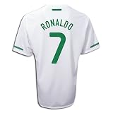 #7 Ronaldo Portugal Away 10/11 Kid Soccer Jersey & Matching Short Set - For Youth Age: 8-10 Years Old