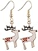 MODEBOX Women's Christmas Dangle Earrings Girls Fashion Cute Stainless Steel Ear Ring Set (6 Pairs) Color Chirstmas Earring1