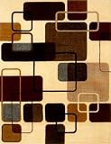 Jazz Style Linen Rug 9x12